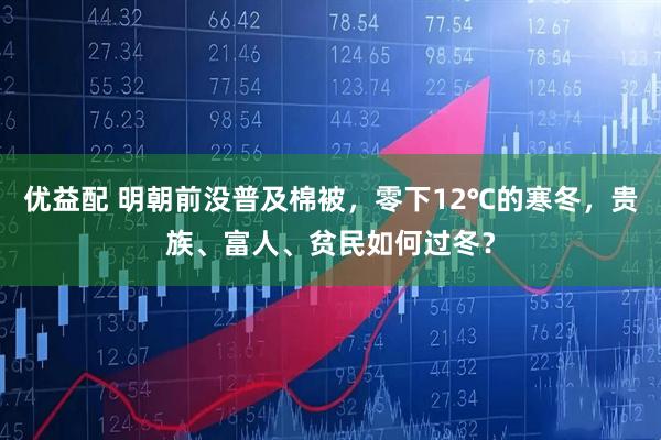 优益配 明朝前没普及棉被，零下12℃的寒冬，贵族、富人、贫民如何过冬？